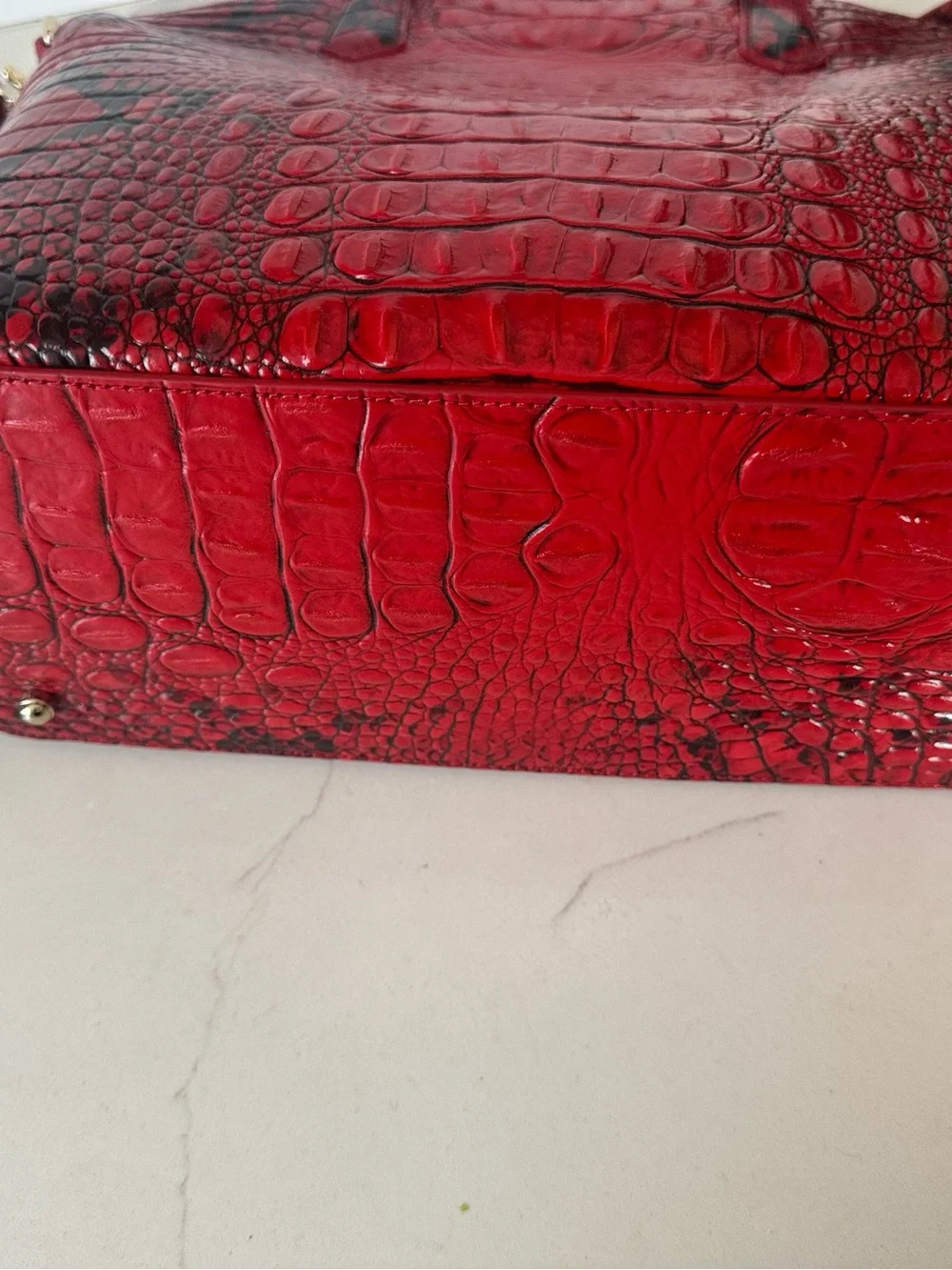 Brahmin large duxbury lipstick Melbourne leather